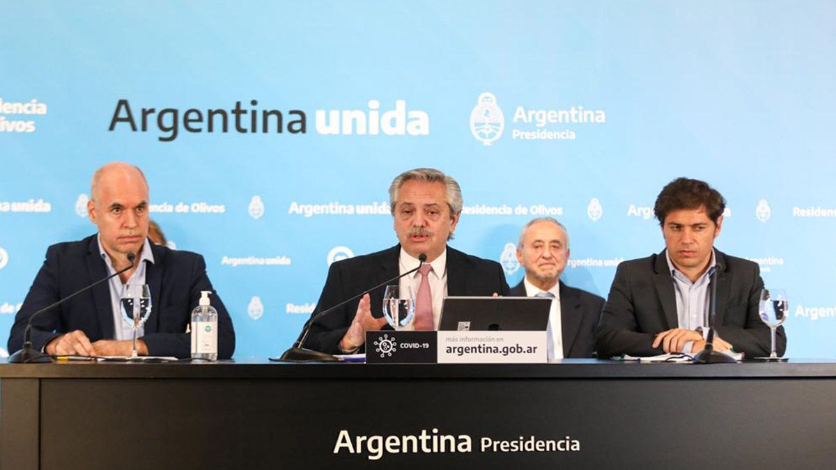 El presidente Alberto Fern&aacute;ndez anunci&oacute; la extensi&oacute;n de la cuarentena con restricciones en el Amba y flexibilizaciones en las provincias.&nbsp;