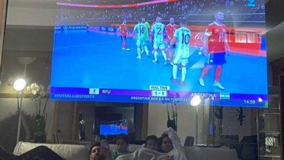Messi celebró el triunfo histórico del seleccionado de futsal ante Brasil