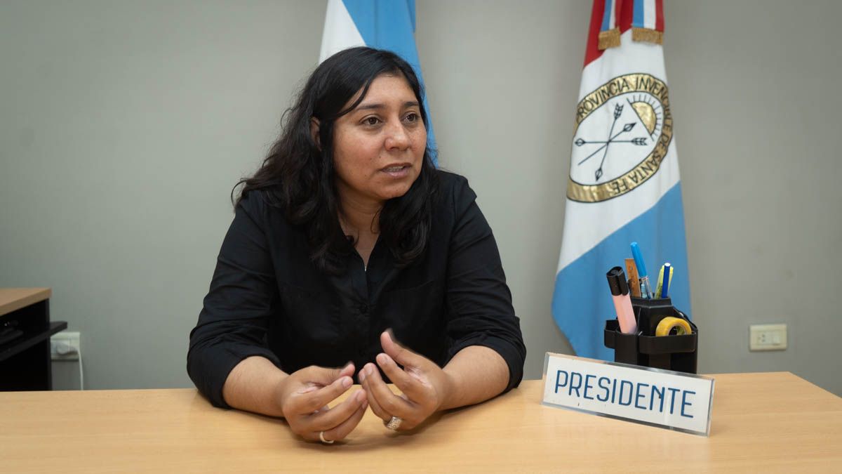 Mariana Cardozo es la presidenta comunal de Logroño, en el norte de la provincia de Santa Fe. Mariana Cardozo es la presidenta comunal de Logroño, en el norte de la provincia de Santa Fe.