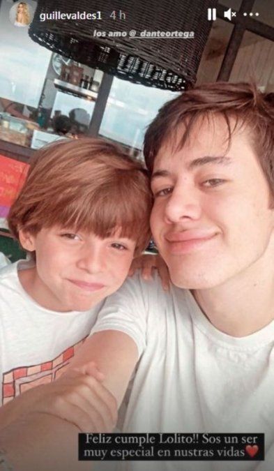 Lolo Tinelli y Dante Ortega.