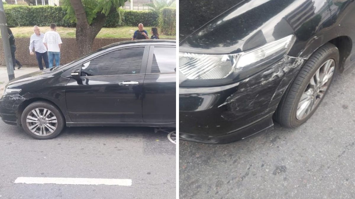 As&iacute; qued&oacute; el auto de Ernestina Pais tras el accidente en Avenida del Libertador, Buenos Aires.