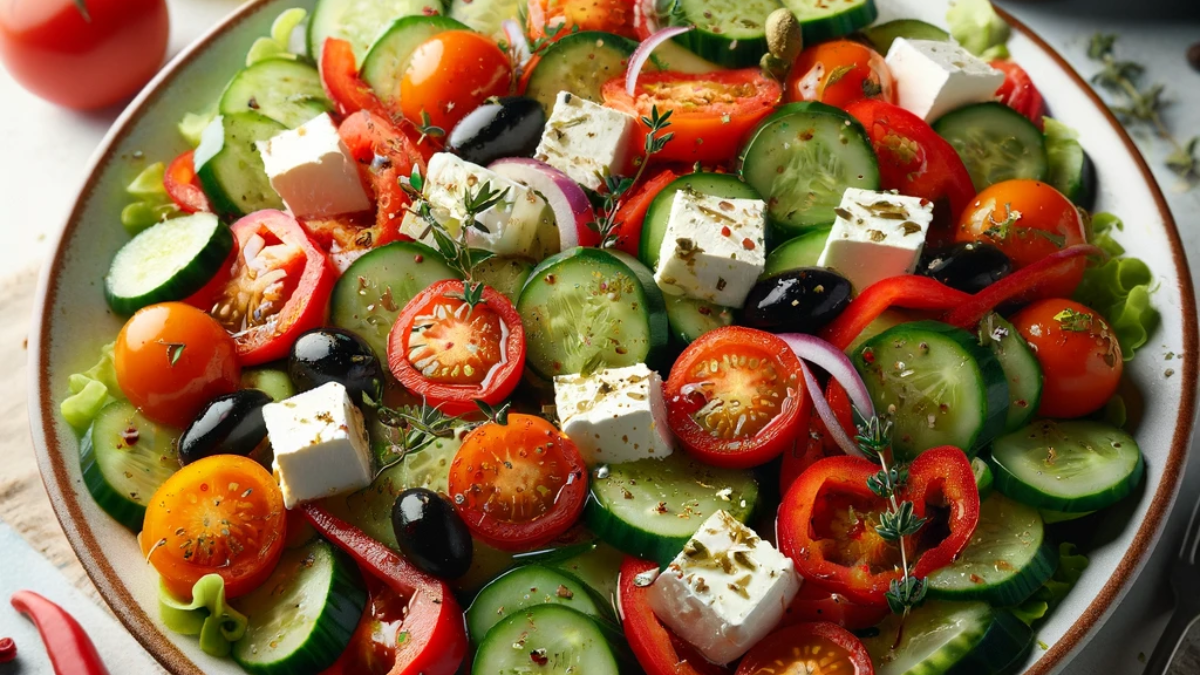 Ensalada griega: la receta perfecta para los días de calor
