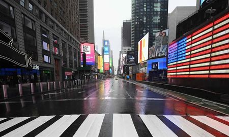 Nueva York, desolada por el coronavirus. Nueva York, desolada por el coronavirus.
