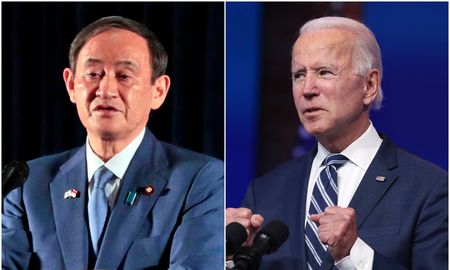 Joe Biden y el presidente de Japón reiteraron su alianza militar en vigor entre ambos países Joe Biden y el presidente de Japón reiteraron su alianza militar en vigor entre ambos países
