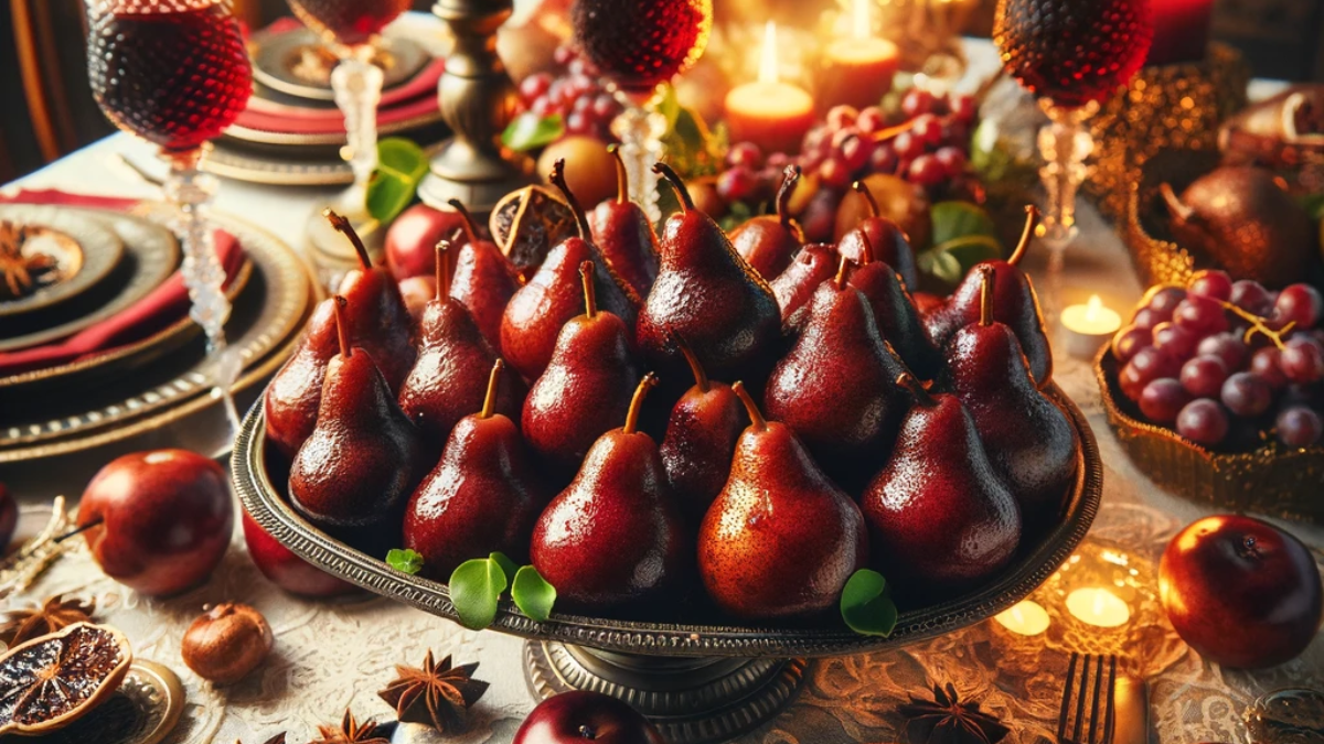 Las peras al vino tinto son un postre delicioso y fácil de hacer en casa. Las peras al vino tinto son un postre delicioso y fácil de hacer en casa. 