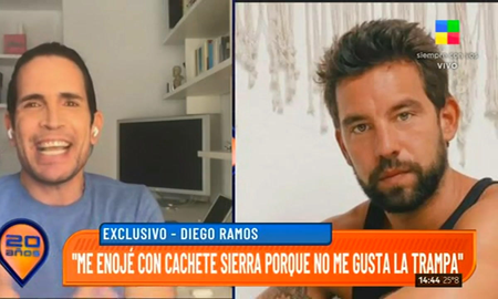 Diego Ramos confesó que por culpa de Cachete Sierra perdió cien mil pesos Diego Ramos confesó que por culpa de Cachete Sierra perdió cien mil pesos