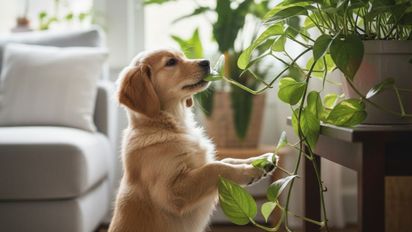 Potus, caña muda y filodendro: por qué estas tres plantas pueden ser malas para tus perros