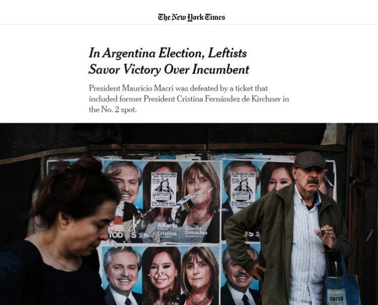Qué dijeron los medios internacionales sobre la victoria de Alberto Fernández