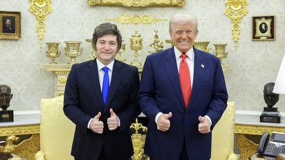 Donald Trump felicitó a Javier Milei: 