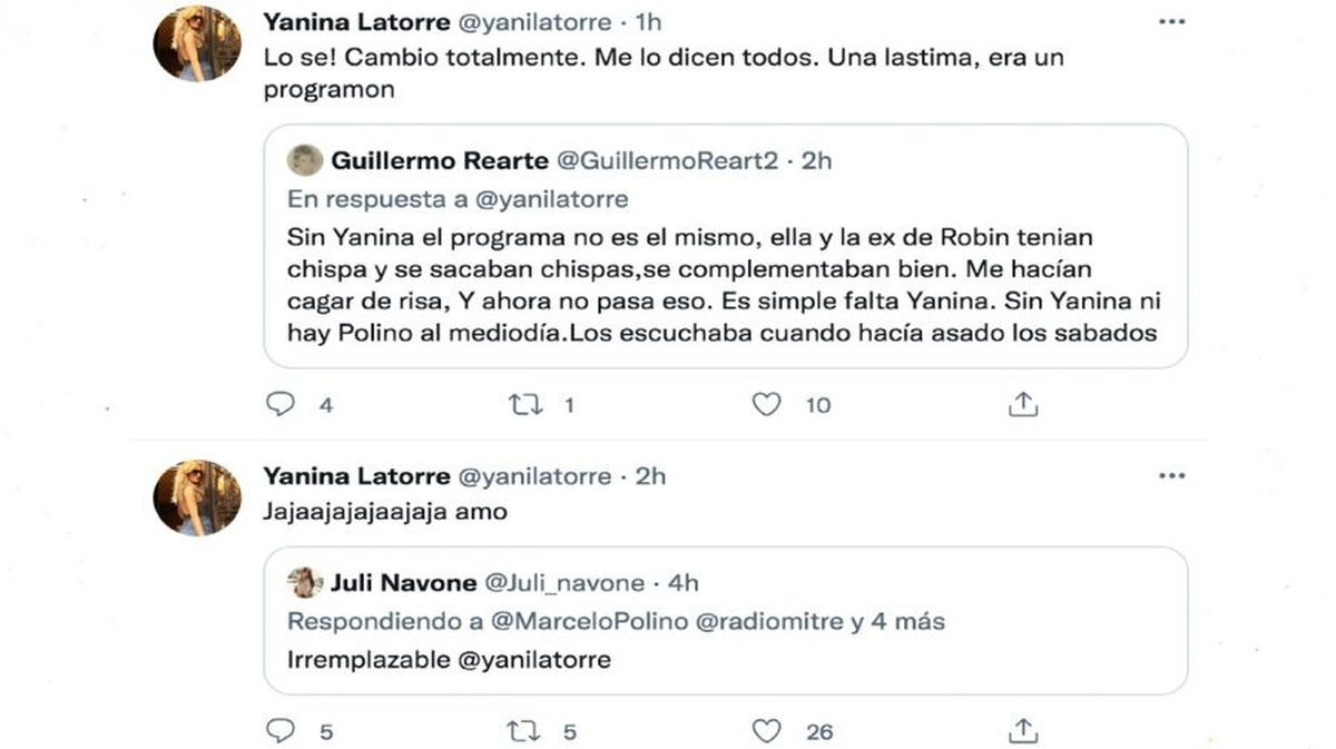 Yanina Latorre continúa de vacaciones en Miami, pero continúa atenta a lo que sucede en Argentina.
