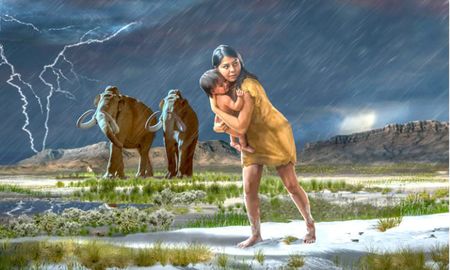 El misterio de la mujer que escapó con un niño en brazos hace 13 mil años El misterio de la mujer que escapó con un niño en brazos hace 13 mil años