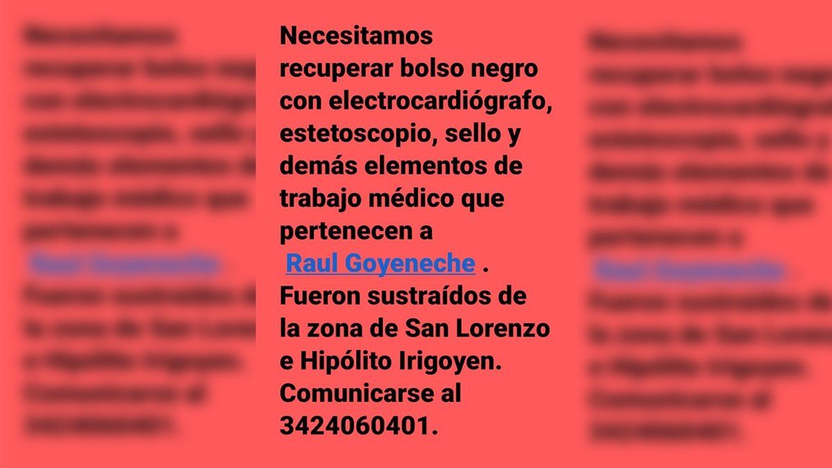 Además de los elementos materiales, los ladrones se llevaron estudios de pacientes y documentación académica.