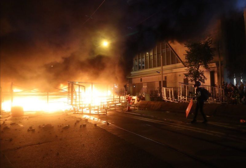 Hong Kong: graves incidentes en una protesta contra el gobierno Chino