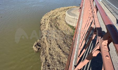 El embalsado de la Laguna Setúbal se mudó al Puente Colgante. El embalsado de la Laguna Setúbal se mudó al Puente Colgante.