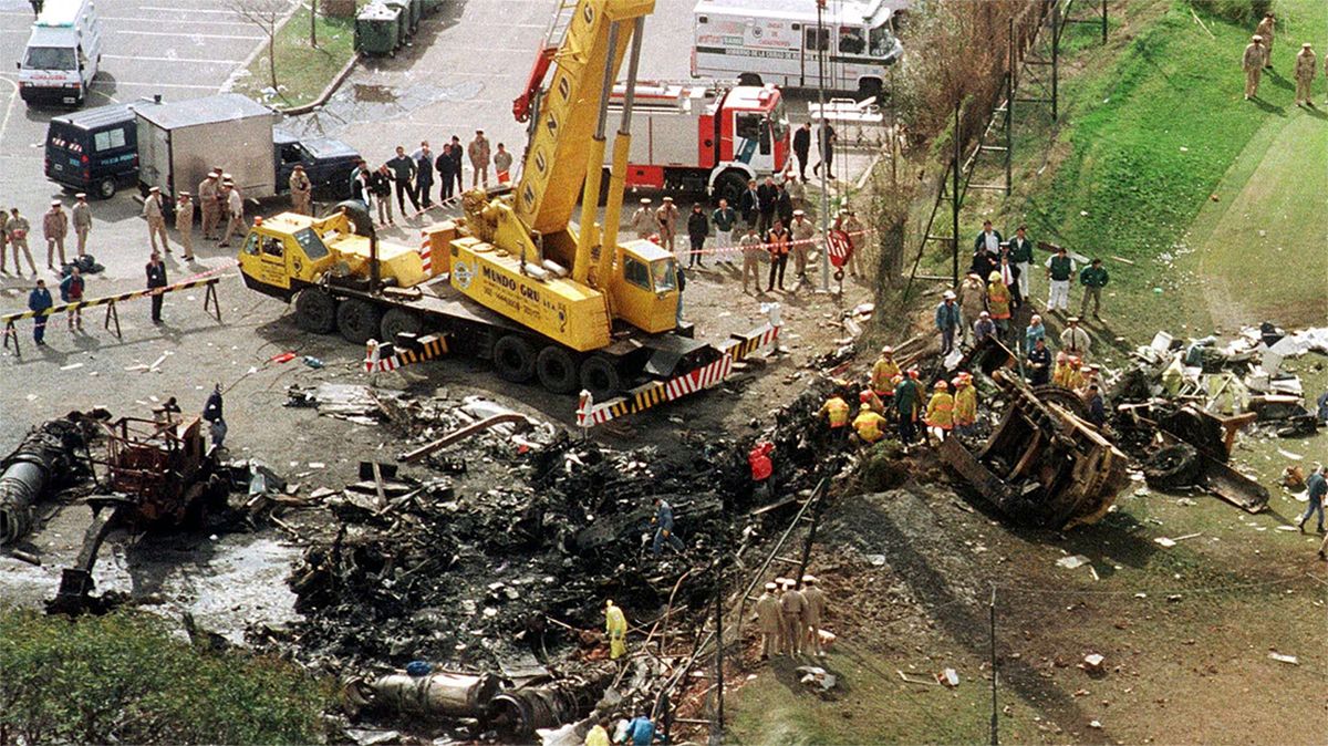 El avión de la empresa Líneas Aéreas Privadas Argentinas (LAPA) debía viajar de Buenos Aires a Córdoba.