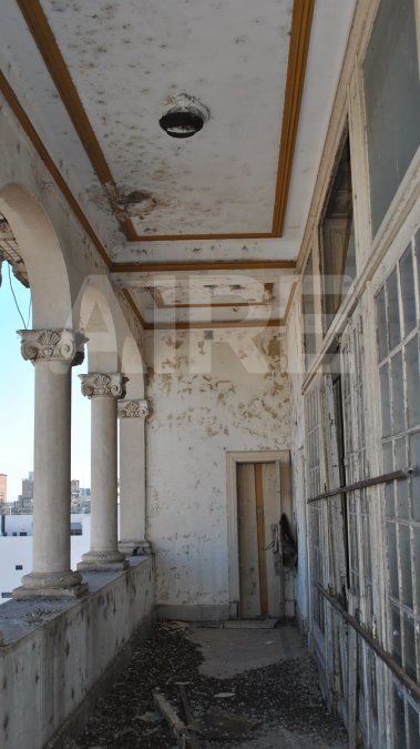 El edificio es Patrimonio Cultural Histórico-Artístico de la ciudad de Santa Fe. / Gentileza: Leopoldo Ferreira.