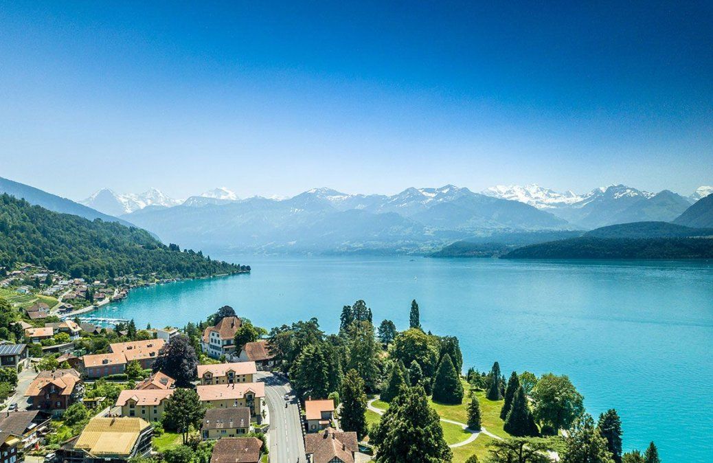 ¿Suiza o Argentina? En este caso, es una postal del país europeo