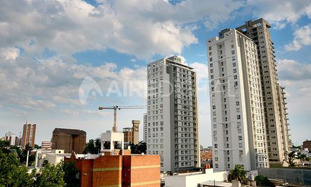 La ciudad de Santa Fe con nubes. La ciudad de Santa Fe con nubes.