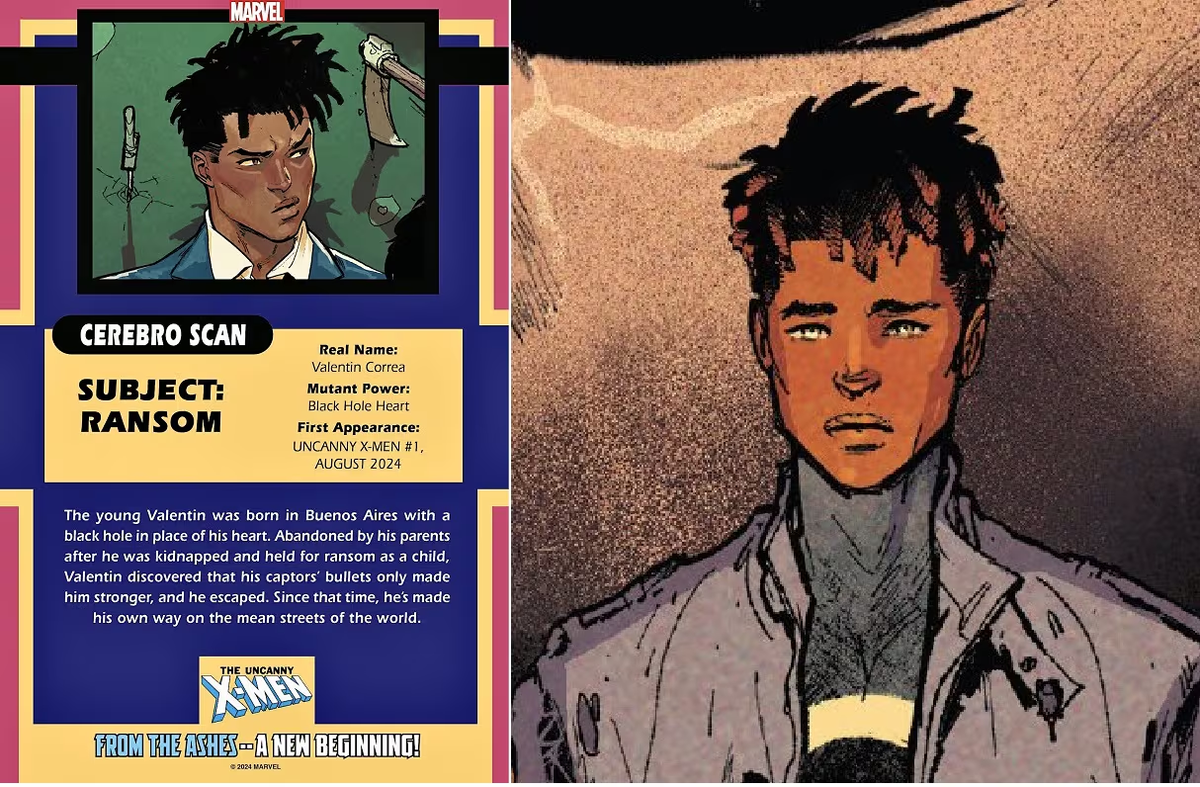 Valentín Correa, el nuevo mutante de Marvel Comics. Valentín Correa, el nuevo mutante de Marvel Comics.