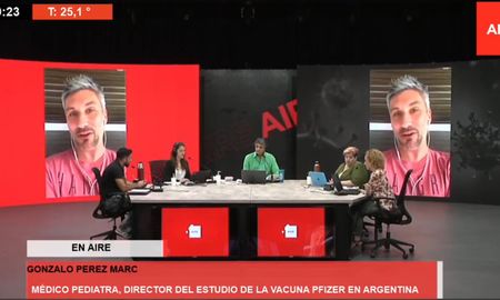 Pérez Marc contó que la Argentina fue el país que más voluntarios reclutó para probar la vacuna de Pfizer. Pérez Marc contó que la Argentina fue el país que más voluntarios reclutó para probar la vacuna de Pfizer.