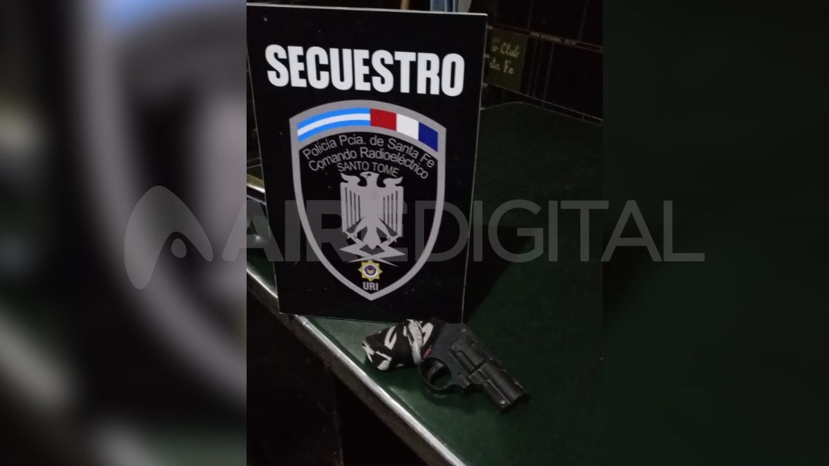 Santo Tomé: detuvieron a un joven de 18 años y secuestraron un arma