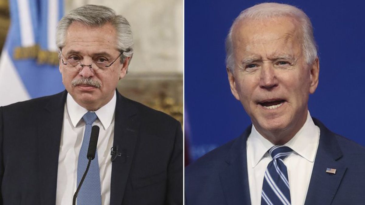 Alberto Fernández y Joe Biden&nbsp;