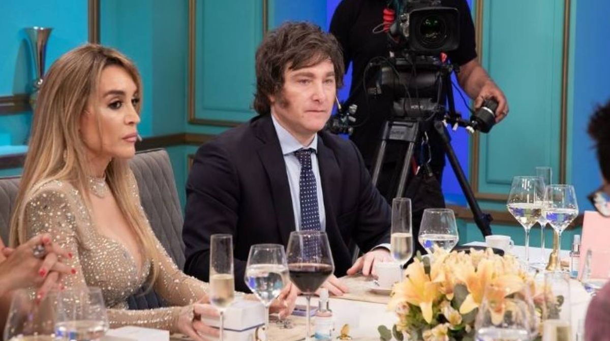 Fátima Florez y Javier Milei
