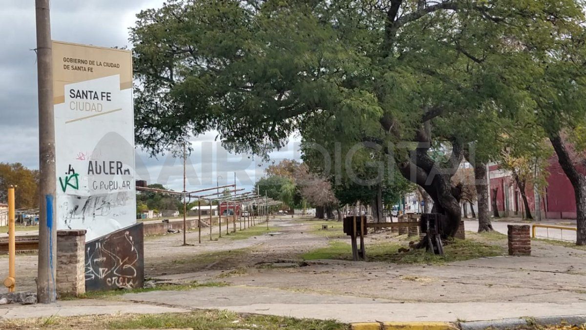 La feria ubicada en la Estación Mitre, calle Monseñor Záspe al 3700 no tuvo actividad.