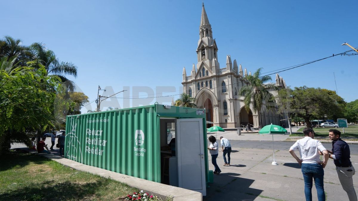Uno de los nuevos ECO Puntos está situado frente a la Basílica de Guadalupe. 