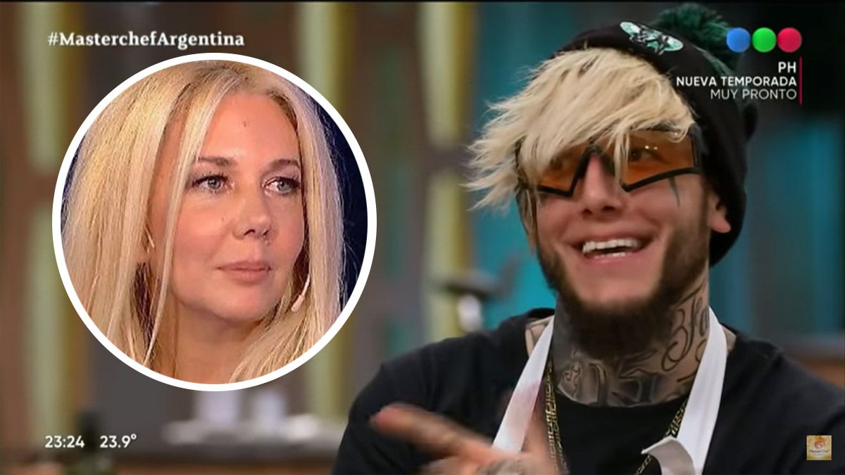 El tierno mensaje de Alex Caniggia a Mariana Nannis en MasterChef