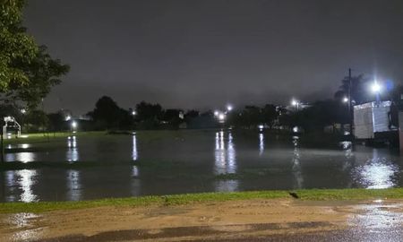 Las lluvias en Reconquista dejaron lugares anegados. Las lluvias en Reconquista dejaron lugares anegados.