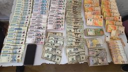Una mujer fue detenida en la zona céntrica de la ciudad de Santa Fe con 30 millones de pesos, más de 1700 dólares, euros y reales.