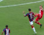 la patada de claudio corvalan que pudo dejar con uno menos a union ante san lorenzo