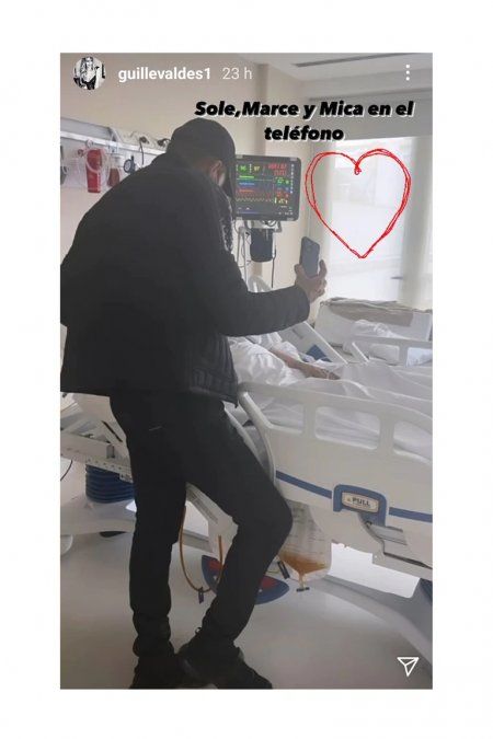 Marcelo Tinelli y Guillermina Valdés fueron a visitar a Soledad Aquino.