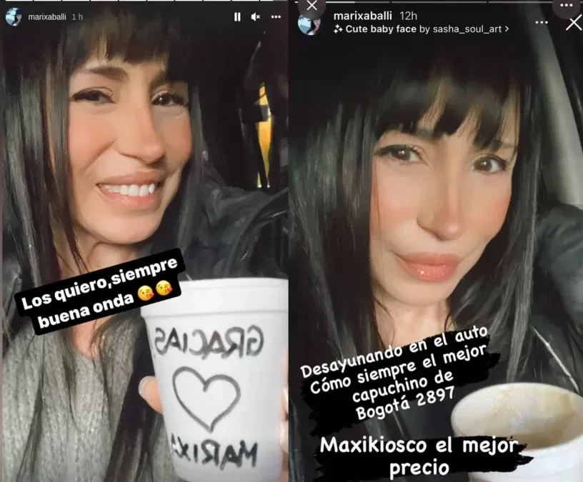 Marixa Balli consiguió un insólito canje: un café con leche.