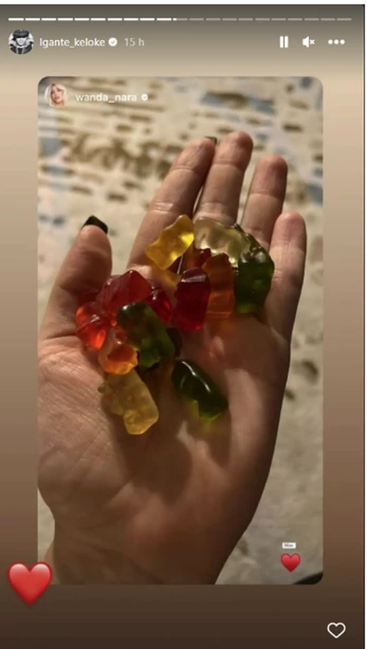 El gesto pícaro de Wanda Nara para L-Gante, en medio de sus vacaciones familiares en Londres