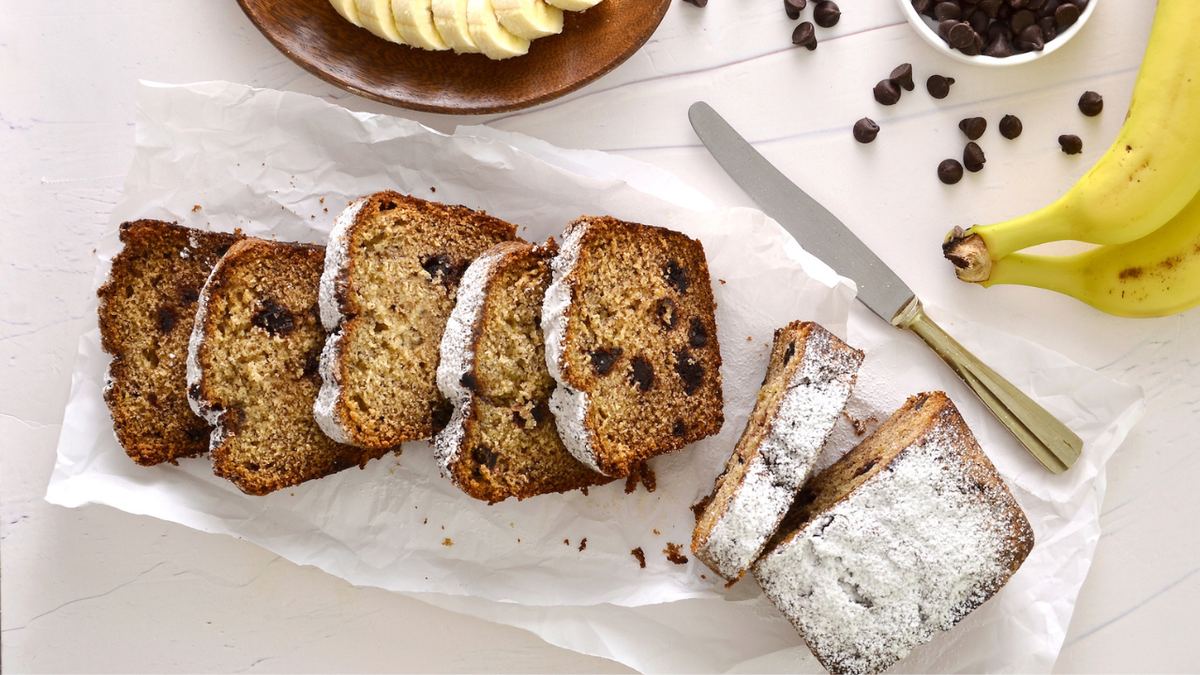 Cómo hacer budín de banana para la merienda
