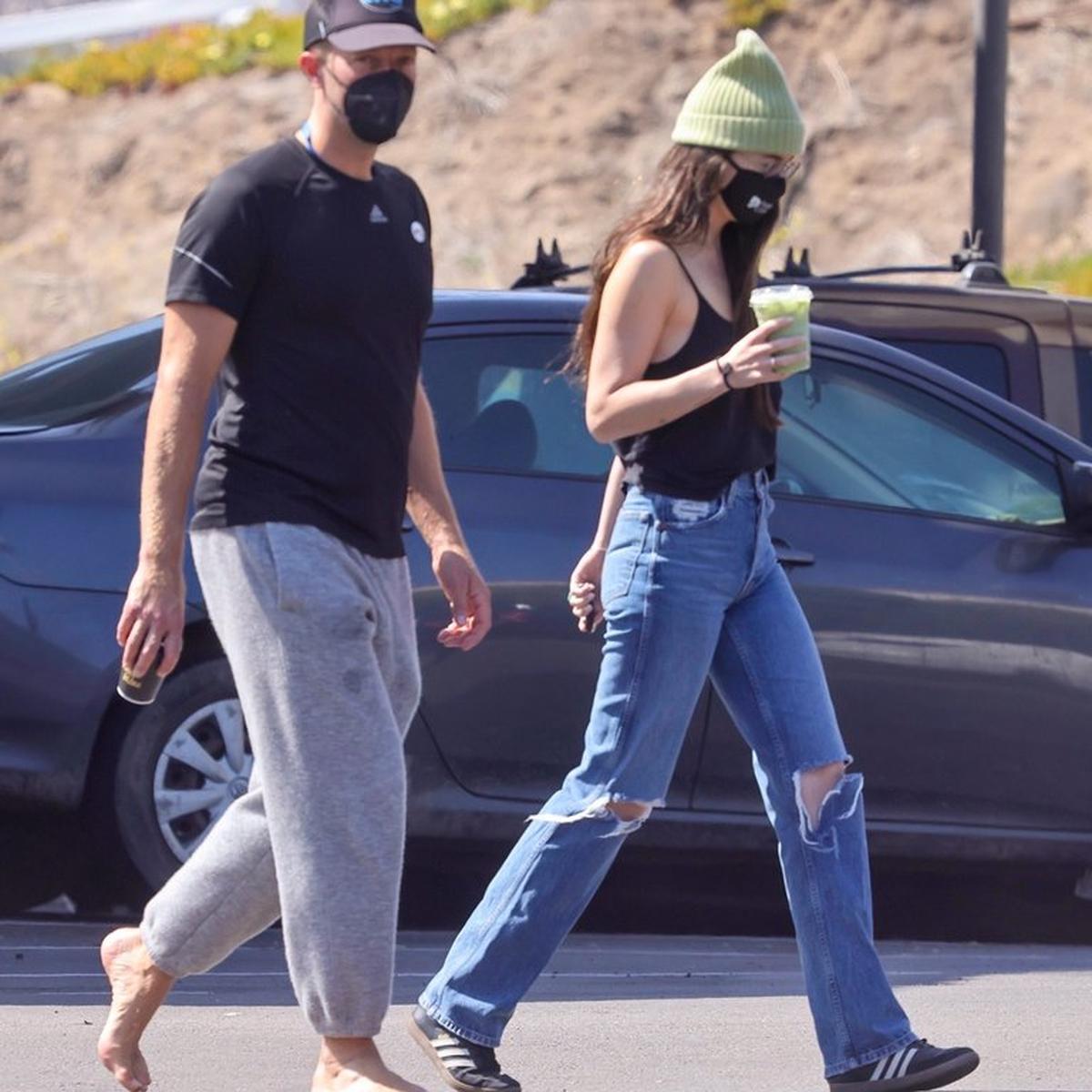 Chris Martin y Dakota Johnson en Malib&uacute;.