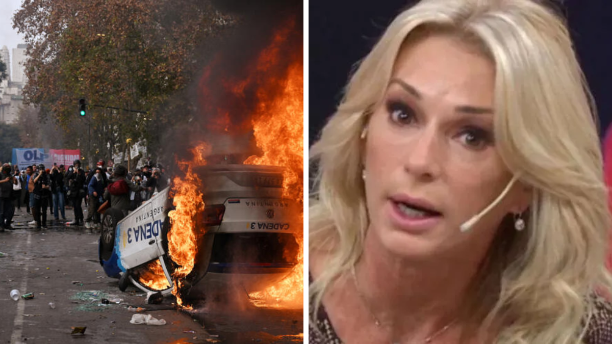 Yanina Latorre encaró a los manifestantes y le hizo un fuerte pedido a Patricia Bullrich: Que los repriman