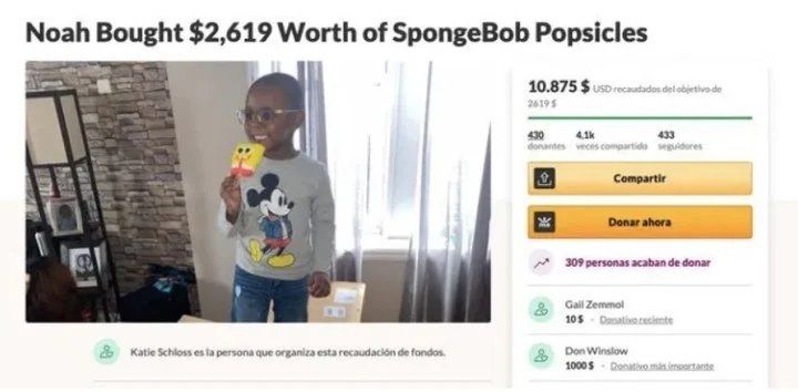 En menos de 24 horas se recaudaron más de 11.000 dólares, cinco veces más de lo que necesitaba la mamá para pagar la factura.