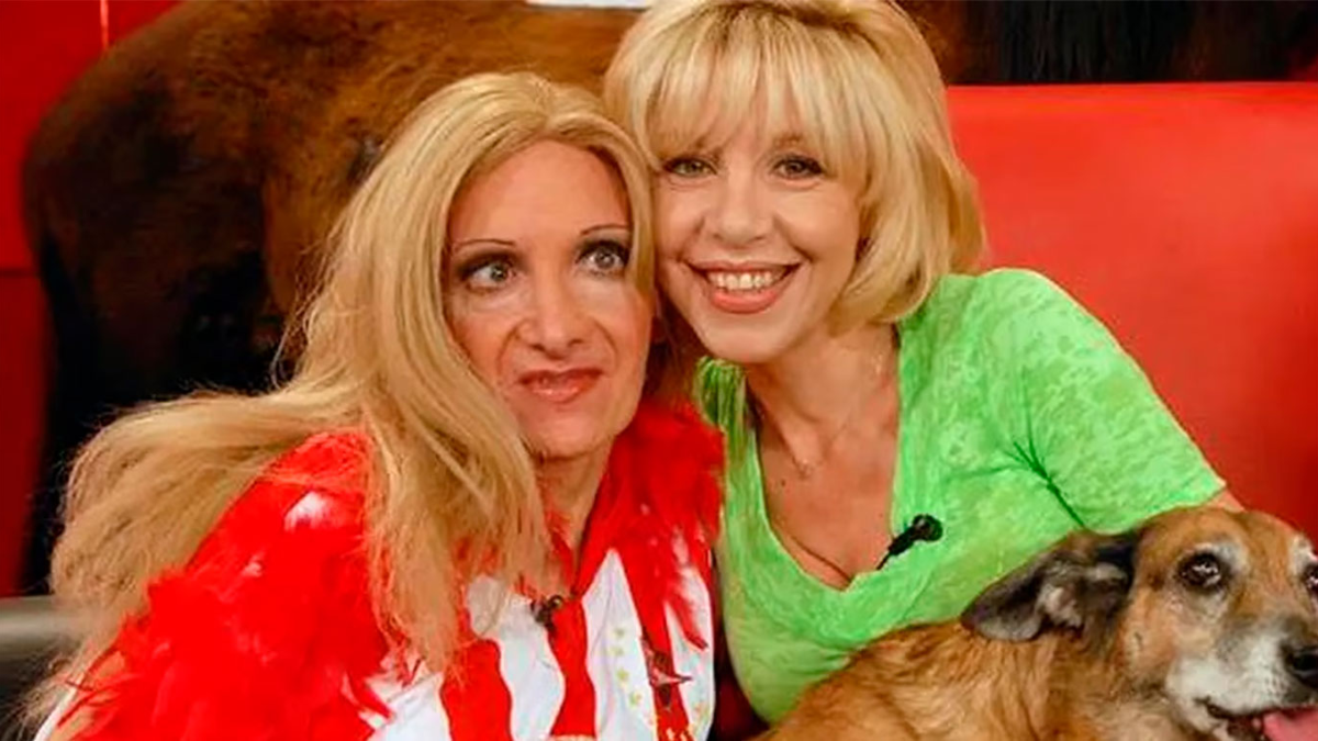 Zulma Lobato junto a Anabela Ascar, conductora de Crónica TV. Zulma Lobato junto a Anabela Ascar, conductora de Crónica TV.