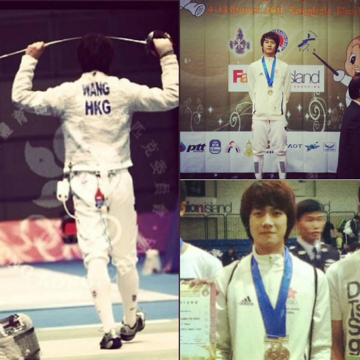 Desde muy pequeño, Jackson Wang practicó esgrima.