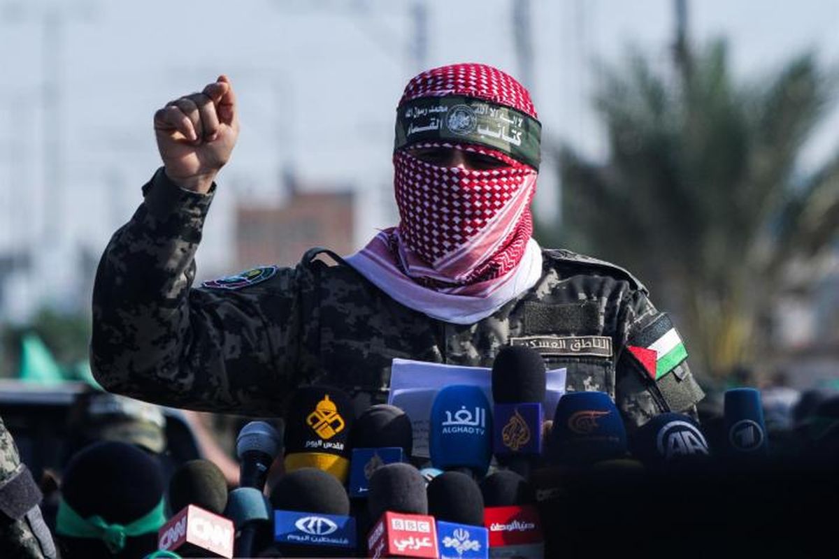 El portavoz de las Brigadas Ezzedin al Qassam, brazo armado de Hamás, Abú ObeidaA. El portavoz de las Brigadas Ezzedin al Qassam, brazo armado de Hamás, Abú ObeidaA.