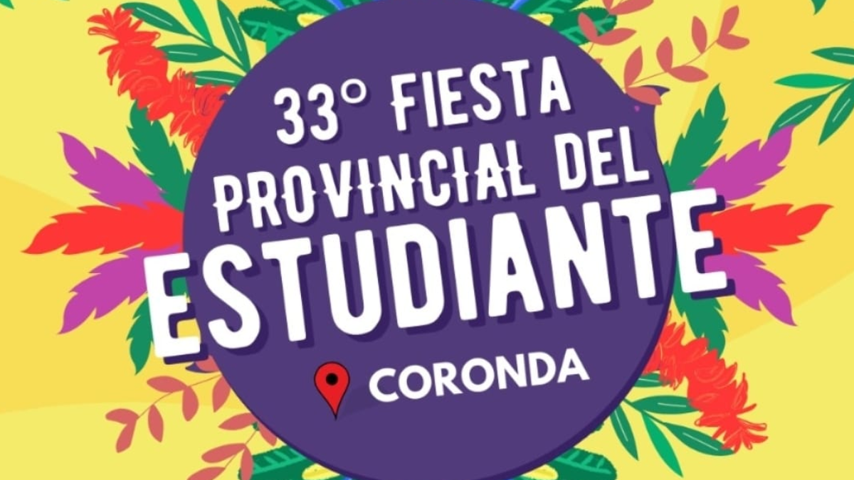 El evento de la 33° Fiesta Provincial del Estudiante en Coronda se adelanta para este viernes 19 de septiembre
