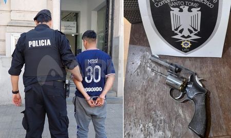 Un joven armado fue detenido en el barrio Costa Azul de Santo Tomé Un joven armado fue detenido en el barrio Costa Azul de Santo Tomé