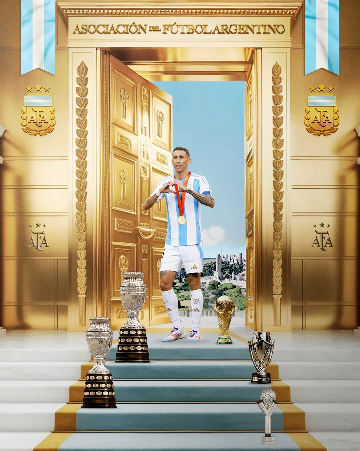 Lionel Scaloni: "Ángel Di María se va como una leyenda". Lionel Scaloni: "Ángel Di María se va como una leyenda".