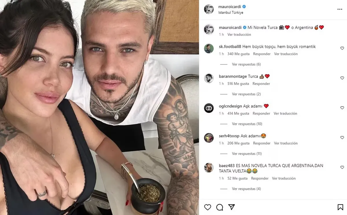 La reacción de Mauro Icardi cuando Wanda Nara confirmó su separación