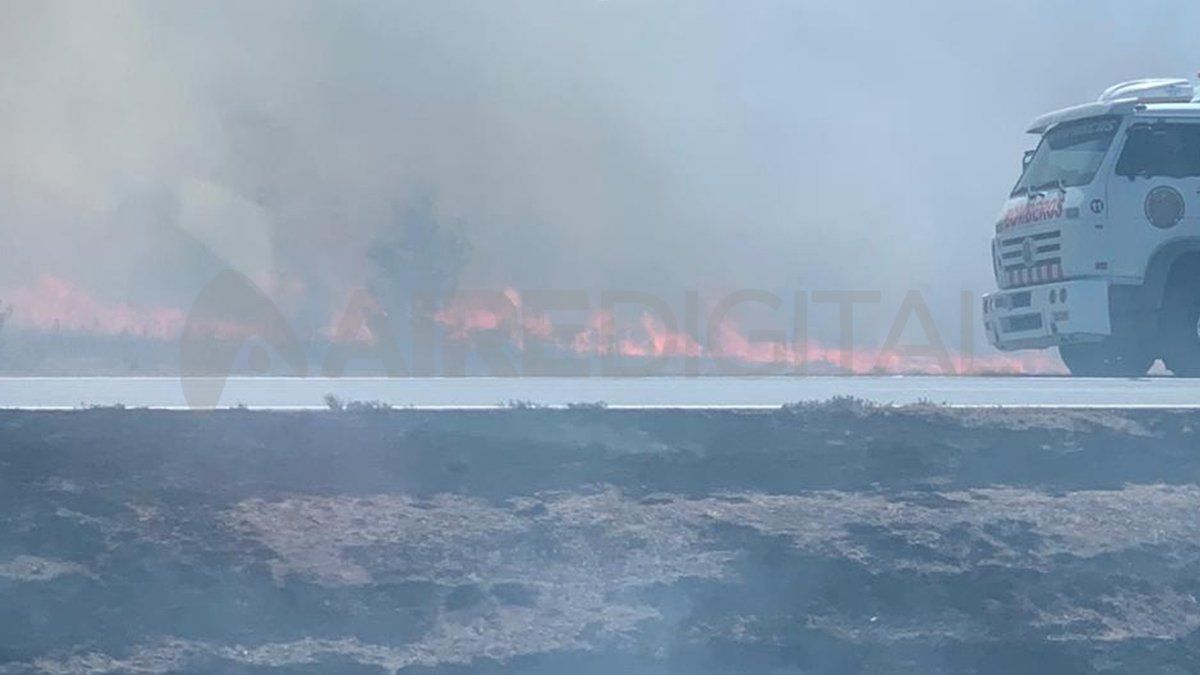 Díaz además informó que colabora personal de la Agencia Provincial de Seguridad Vial (APSV) con el envío de efectivos y móviles para el balizamiento y seguridad vial en la zona que se ve afectada por el humo.