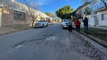 En barrio Candioti Norte, los vecinos exigen reparación de calles y luminarias.