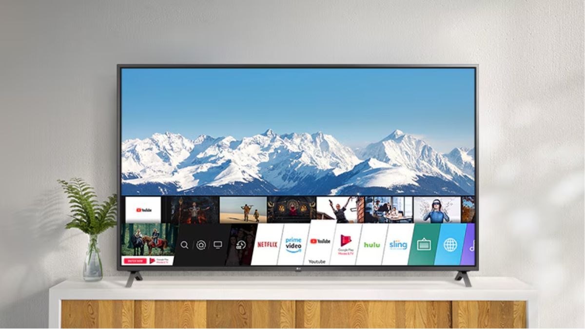 El televisor de 70 pulgadas LG. 